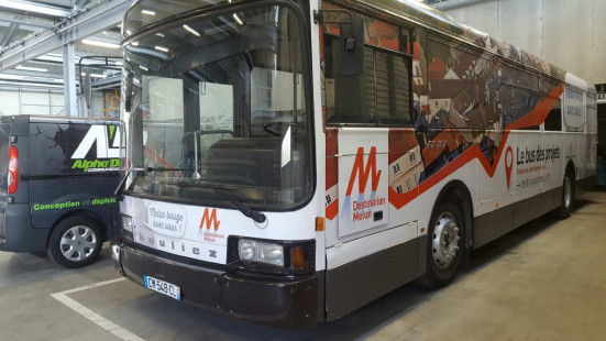 Total covering bus de la Ville de Melun